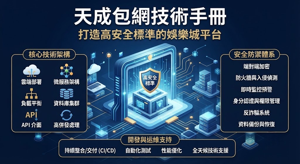 天成包網技術手冊：打造高安全標準的娛樂城平台